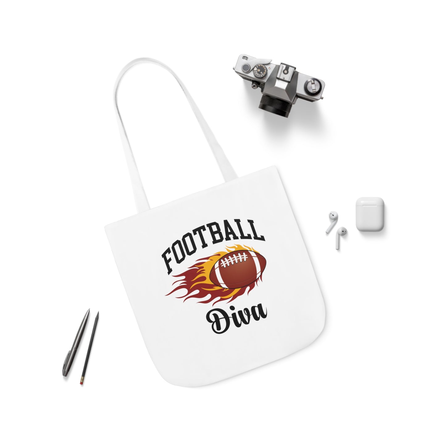 Football Diva Tote Bag