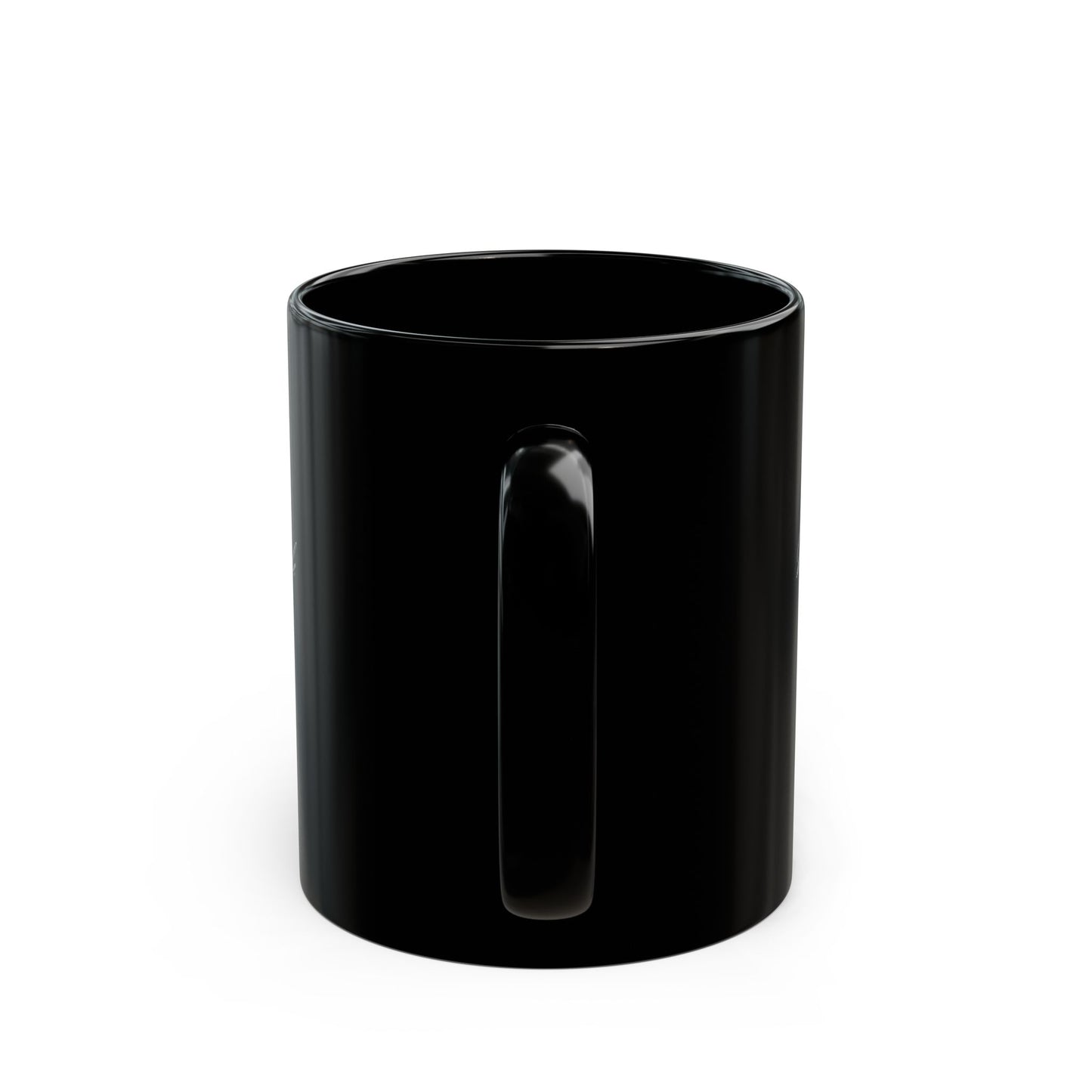 Inspirational Black Mug - "My Body My Temple" with Butterfly Design