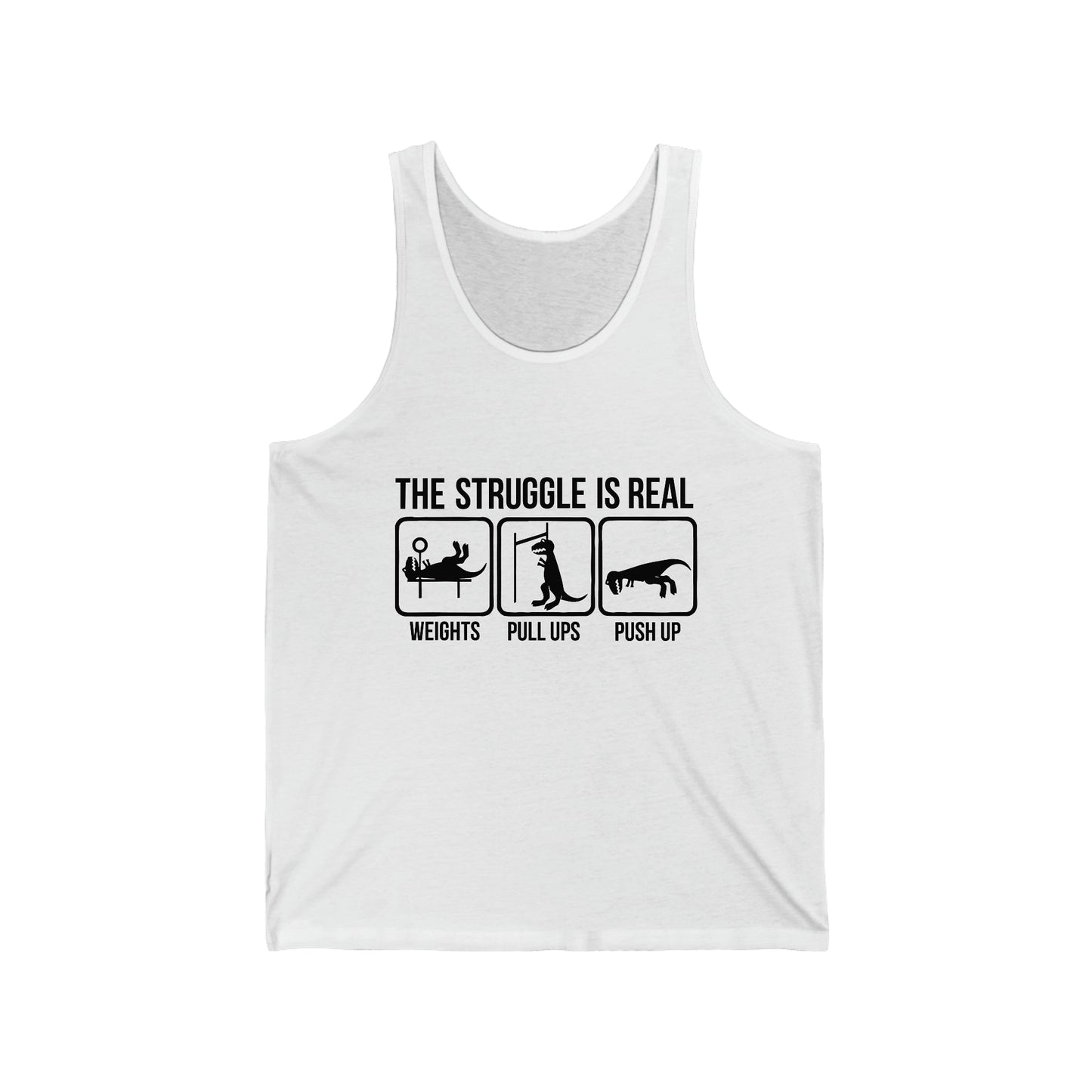 Gym Funny Motivational Unisex Jersey Tank