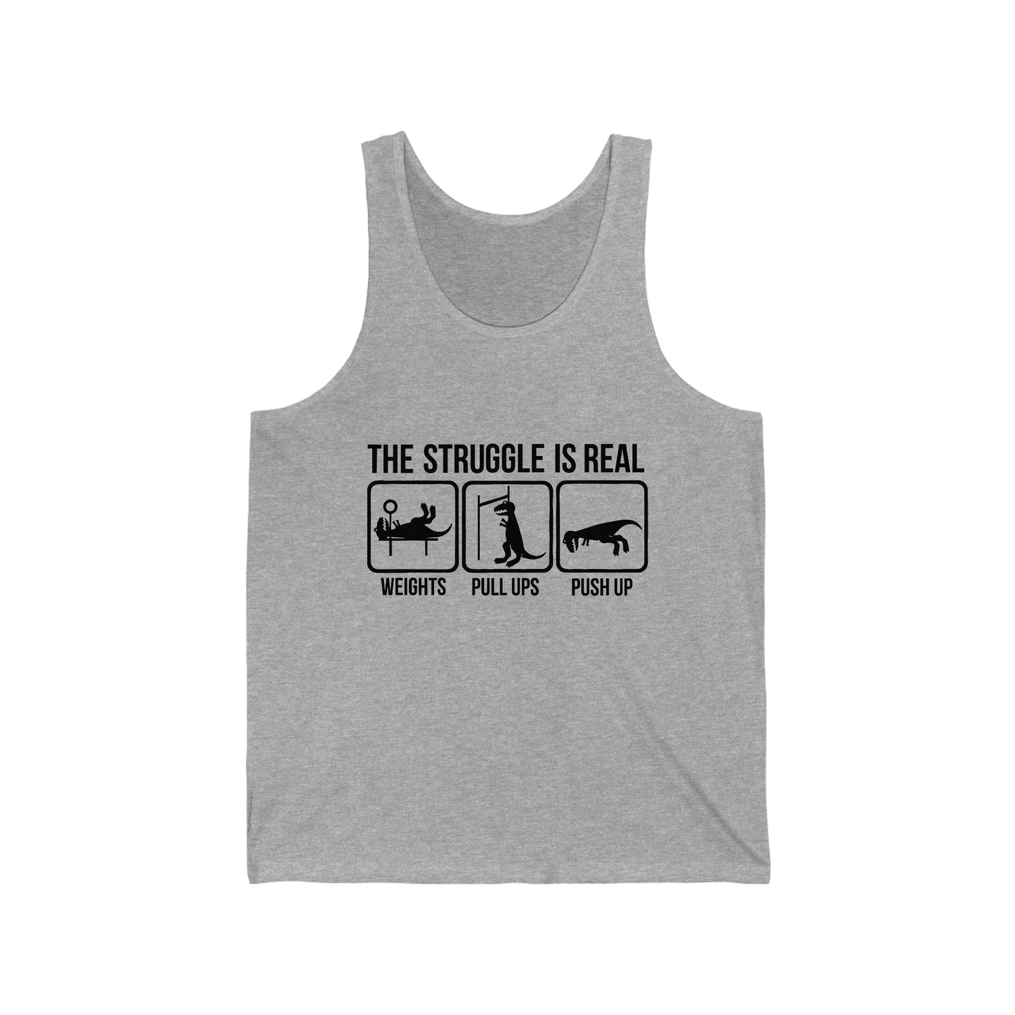Gym Funny Motivational Unisex Jersey Tank